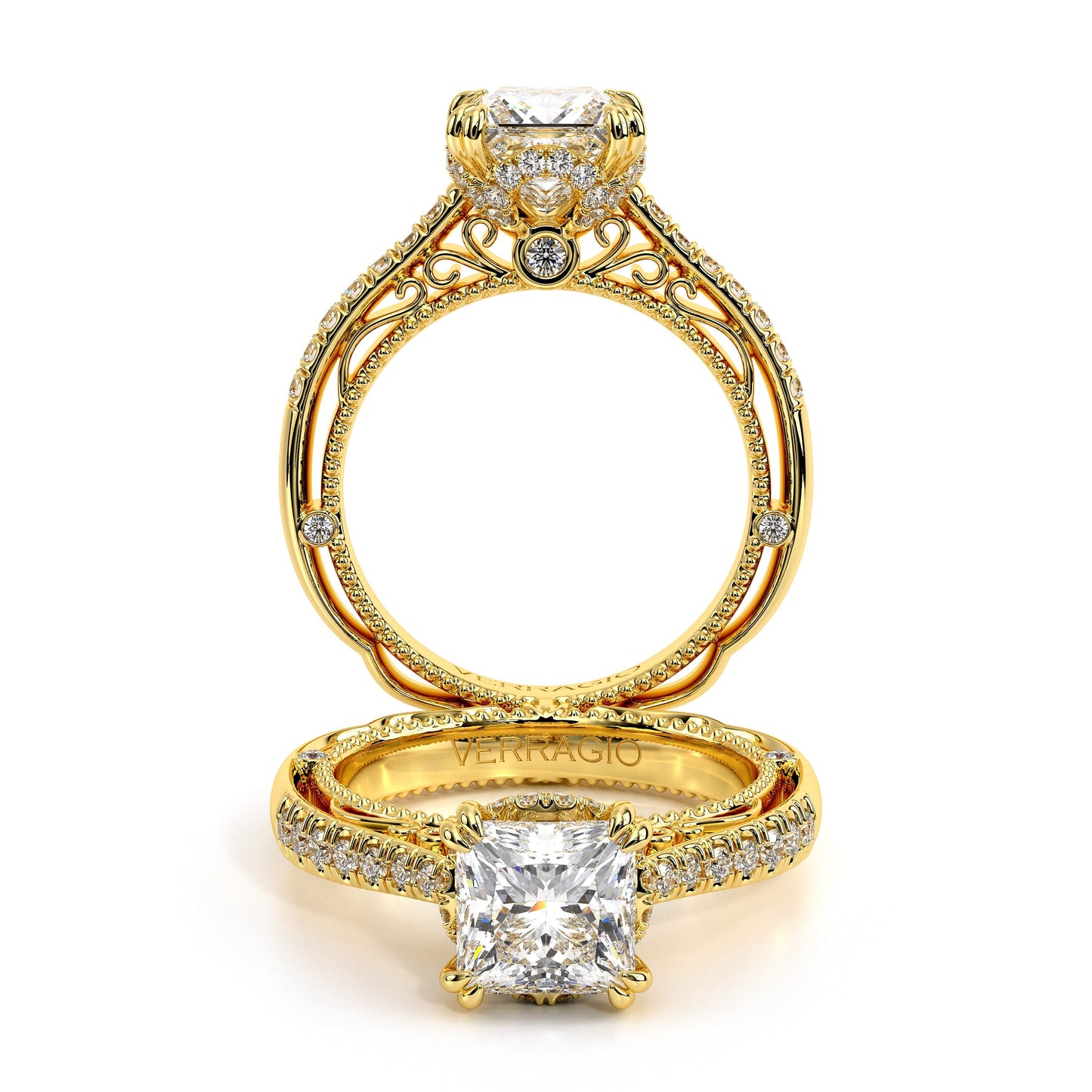 Verragio Pave Princess Engagement Ring
