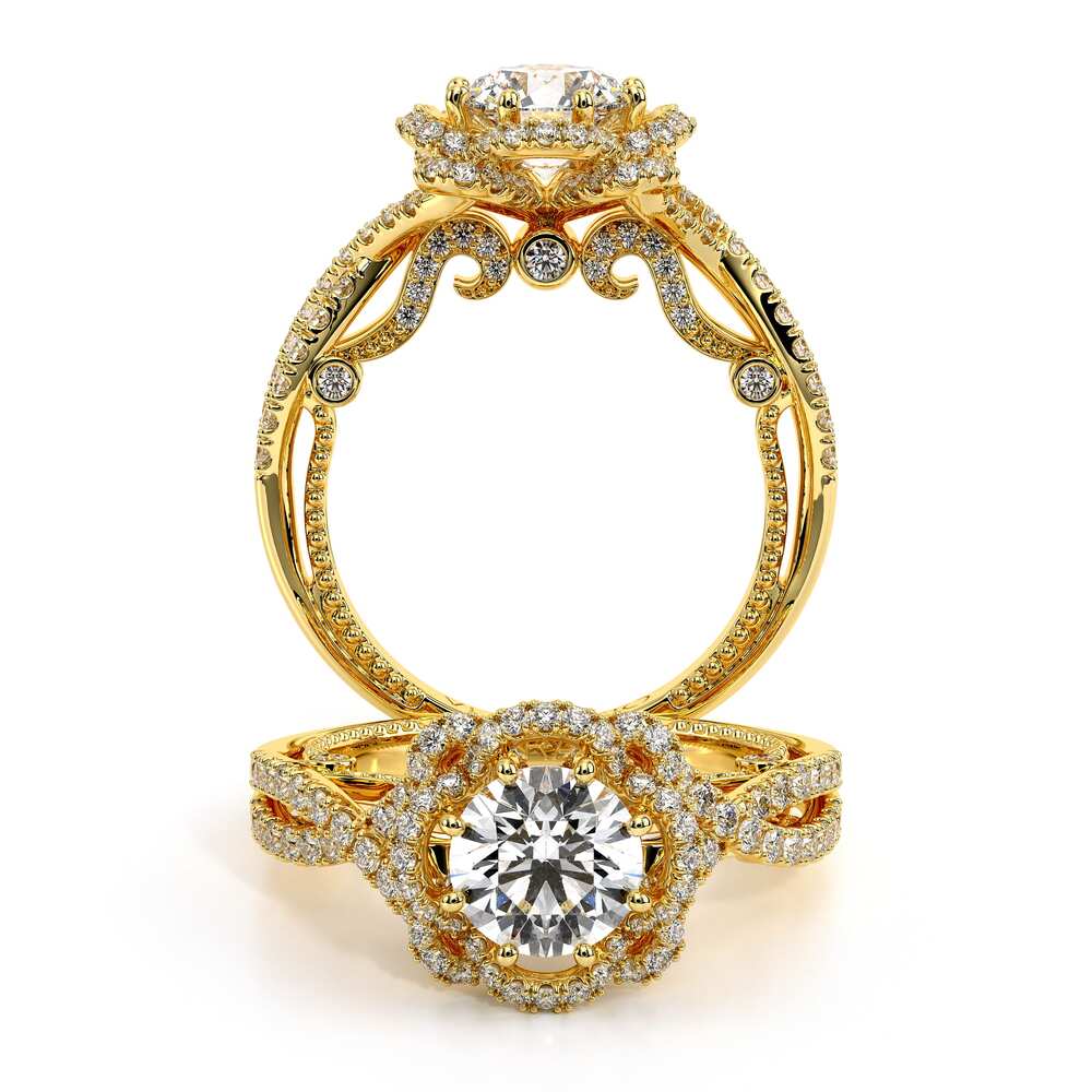 Verragio Halo Round Engagement Ring