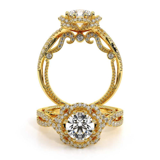Verragio Halo Round Engagement Ring