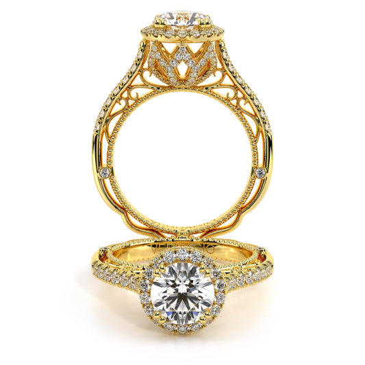 Verragio Halo Round Engagement Ring