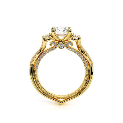 Verragio Three-Stone Round Engagement Ring