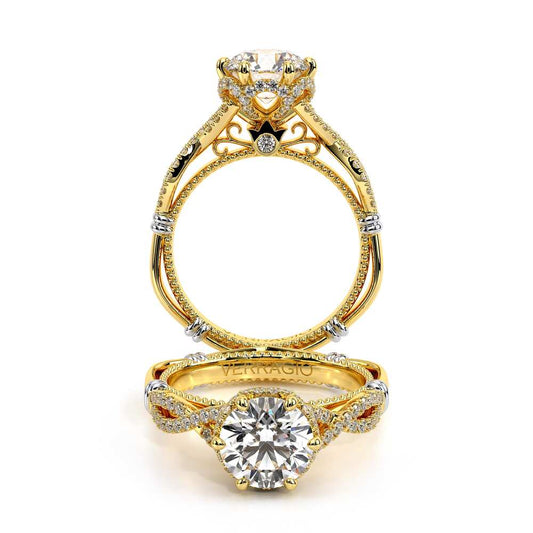 Verragio Halo Round Engagement Ring