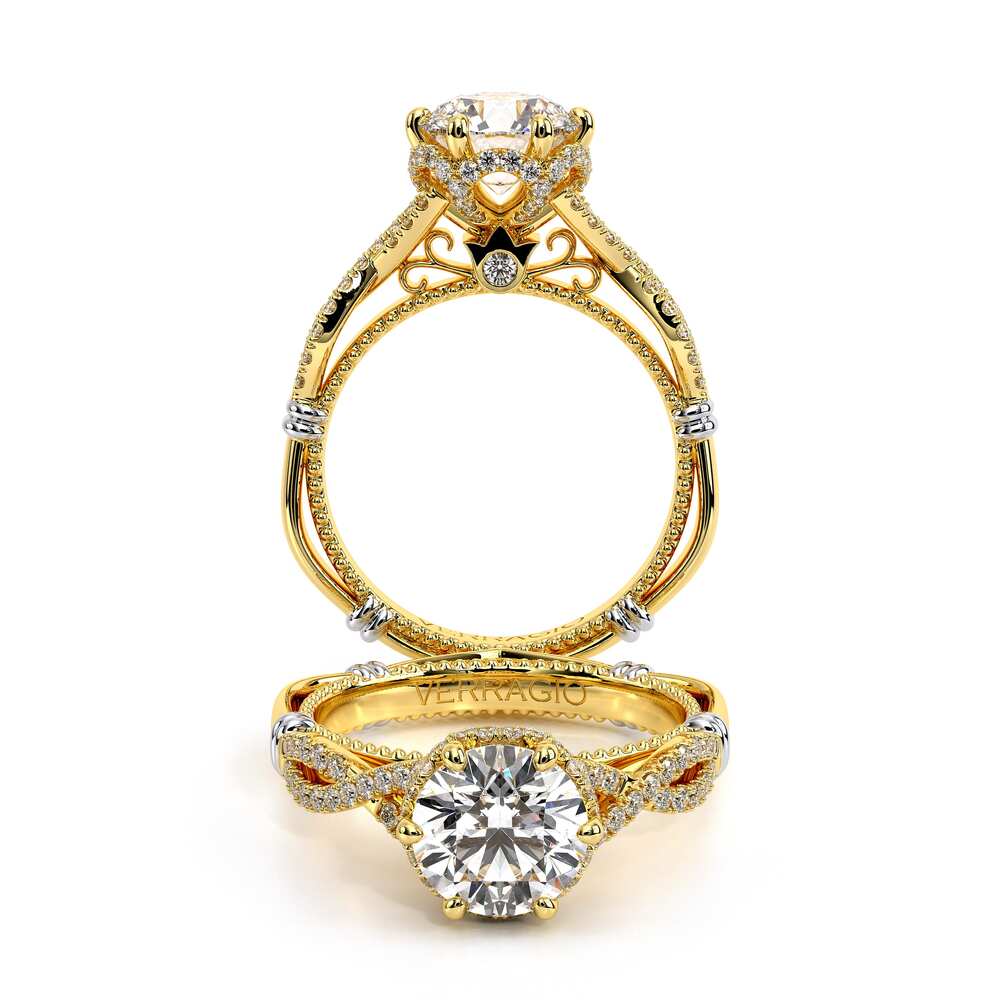 Verragio Halo Round Engagement Ring