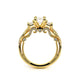 Verragio Three-Stone Emerald Engagement Ring