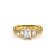 Verragio Three-Stone Emerald Engagement Ring