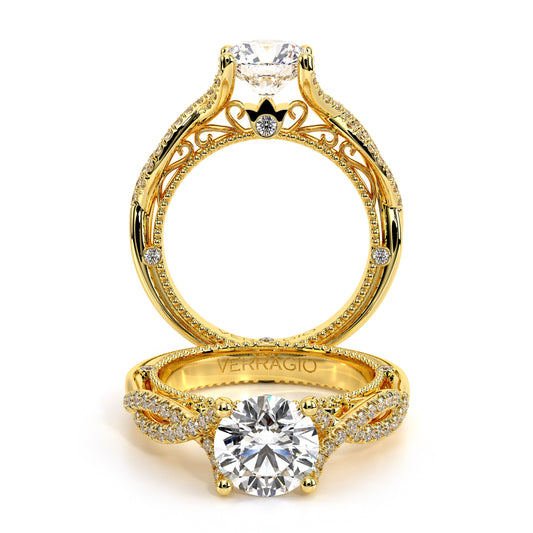 Verragio Vintage Round Engagement Ring