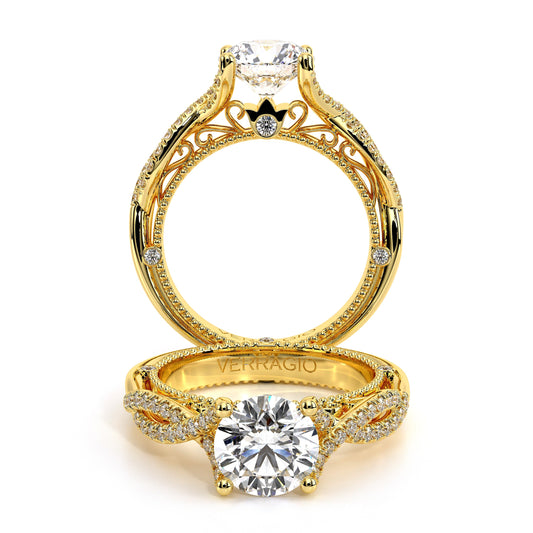 Verragio Vintage Round Engagement Ring