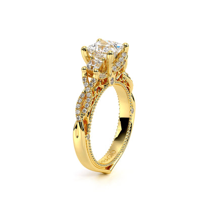 Verragio Three-Stone Princess Engagement Ring