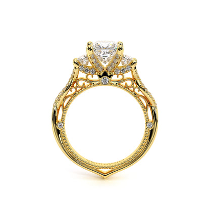 Verragio Three-Stone Princess Engagement Ring