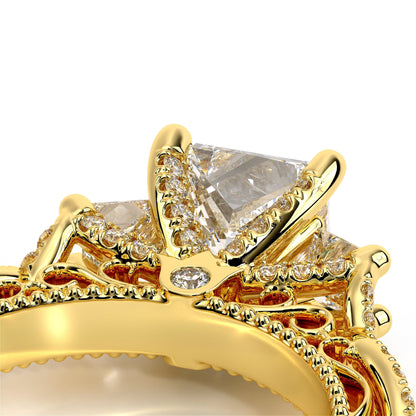 Verragio Three-Stone Princess Engagement Ring