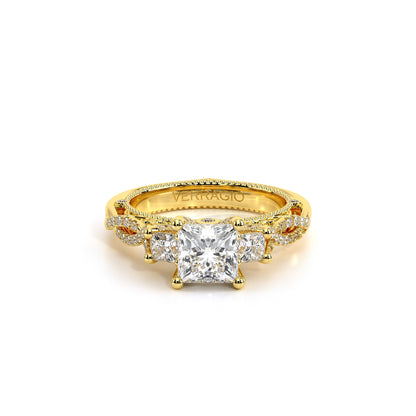 Verragio Three-Stone Princess Engagement Ring