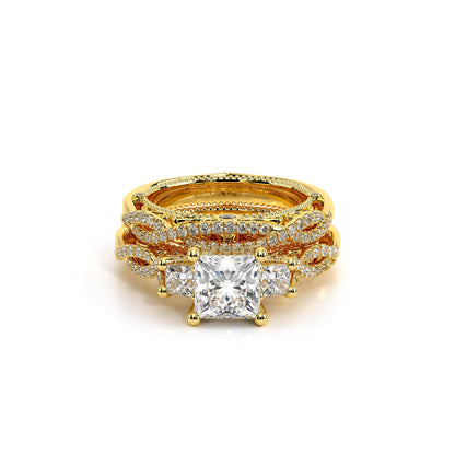 Verragio Three-Stone Princess Engagement Ring