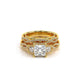 Verragio Three-Stone Princess Engagement Ring