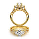 Verragio Three-Stone Round Engagement Ring