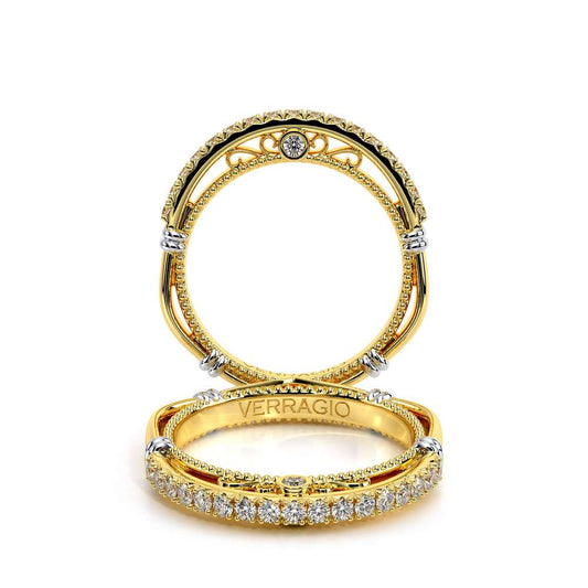 Verragio Halo Round Wedding Band