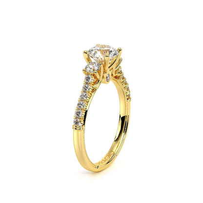 Verragio Three-Stone Round Engagement Ring