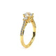 Verragio Three-Stone Round Engagement Ring