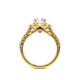 Verragio Three-Stone Round Engagement Ring
