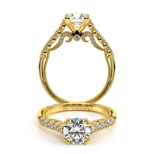 Verragio Pave Round Engagement Ring
