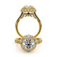 Verragio Halo Round Engagement Ring