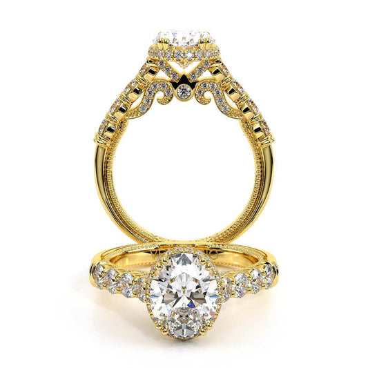 Verragio Pave Oval Engagement Ring