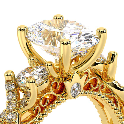 Verragio Three-Stone Oval Engagement Ring
