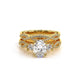 Verragio Three-Stone Oval Engagement Ring