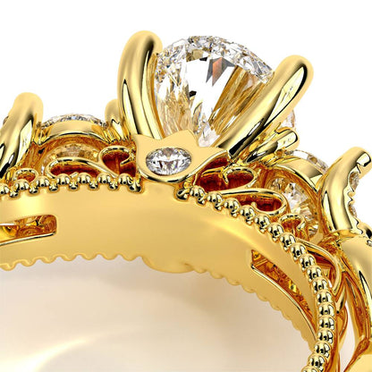 Verragio Three-Stone Pear Engagement Ring