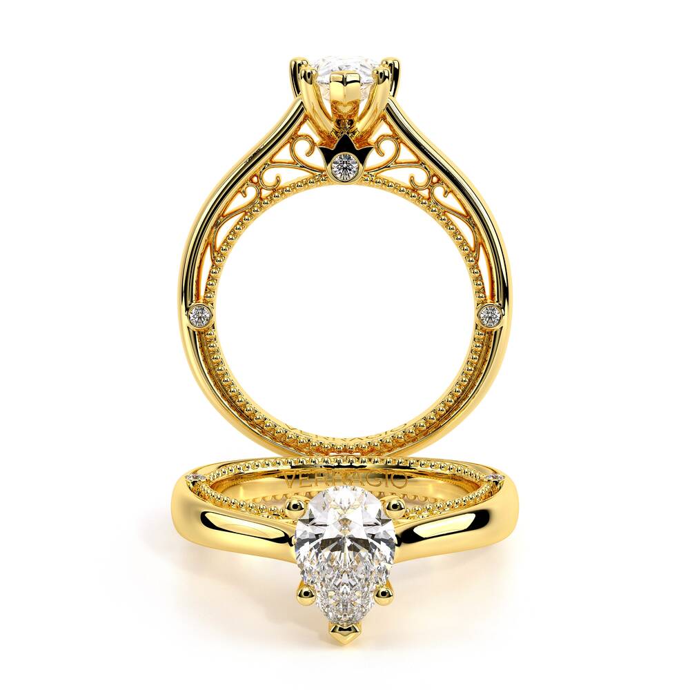 Verragio Solitaire Pear Engagement Ring