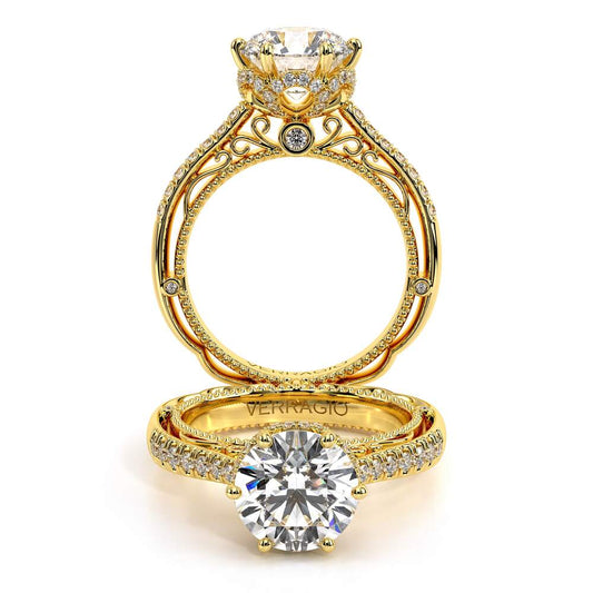Verragio Pave Round Engagement Ring