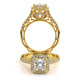 Verragio Halo Princess Engagement Ring