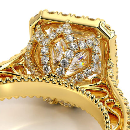 Verragio Halo Princess Engagement Ring