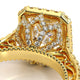 Verragio Halo Princess Engagement Ring