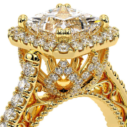 Verragio Halo Princess Engagement Ring