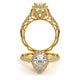 Verragio Halo Pear Engagement Ring