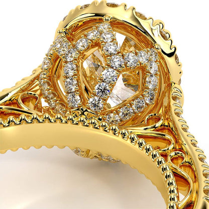 Verragio Halo Pear Engagement Ring