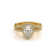 Verragio Halo Pear Engagement Ring