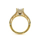 Verragio Halo Princess Engagement Ring