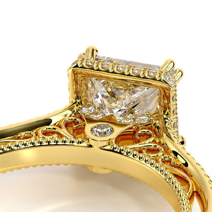 Verragio Halo Princess Engagement Ring