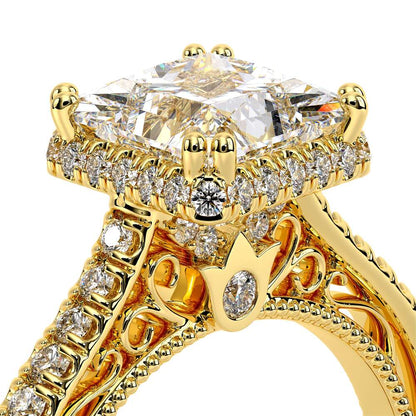 Verragio Halo Princess Engagement Ring