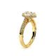 Verragio Halo Pear Engagement Ring