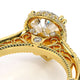 Verragio Halo Pear Engagement Ring