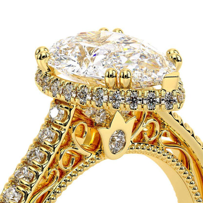 Verragio Halo Pear Engagement Ring