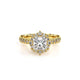 Verragio Halo Princess Engagement Ring