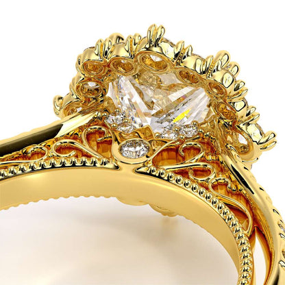 Verragio Halo Princess Engagement Ring