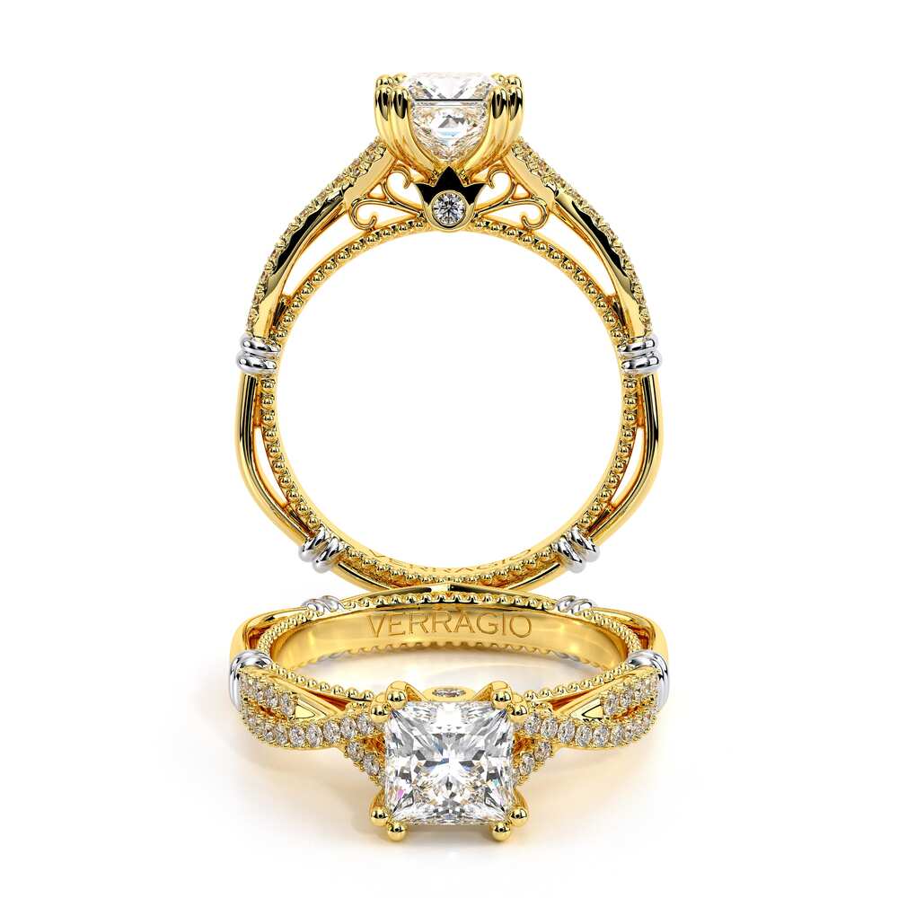 Verragio Pave Princess Engagement Ring