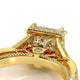 Verragio Halo Princess Engagement Ring