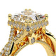 Verragio Halo Princess Engagement Ring