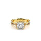 Verragio Halo Princess Engagement Ring