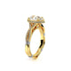 Verragio Halo Pear Engagement Ring